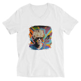 Playing With Dynamic Energy Unisex Short Sleeve V-Neck T-Shirt - Beyond T-shirts